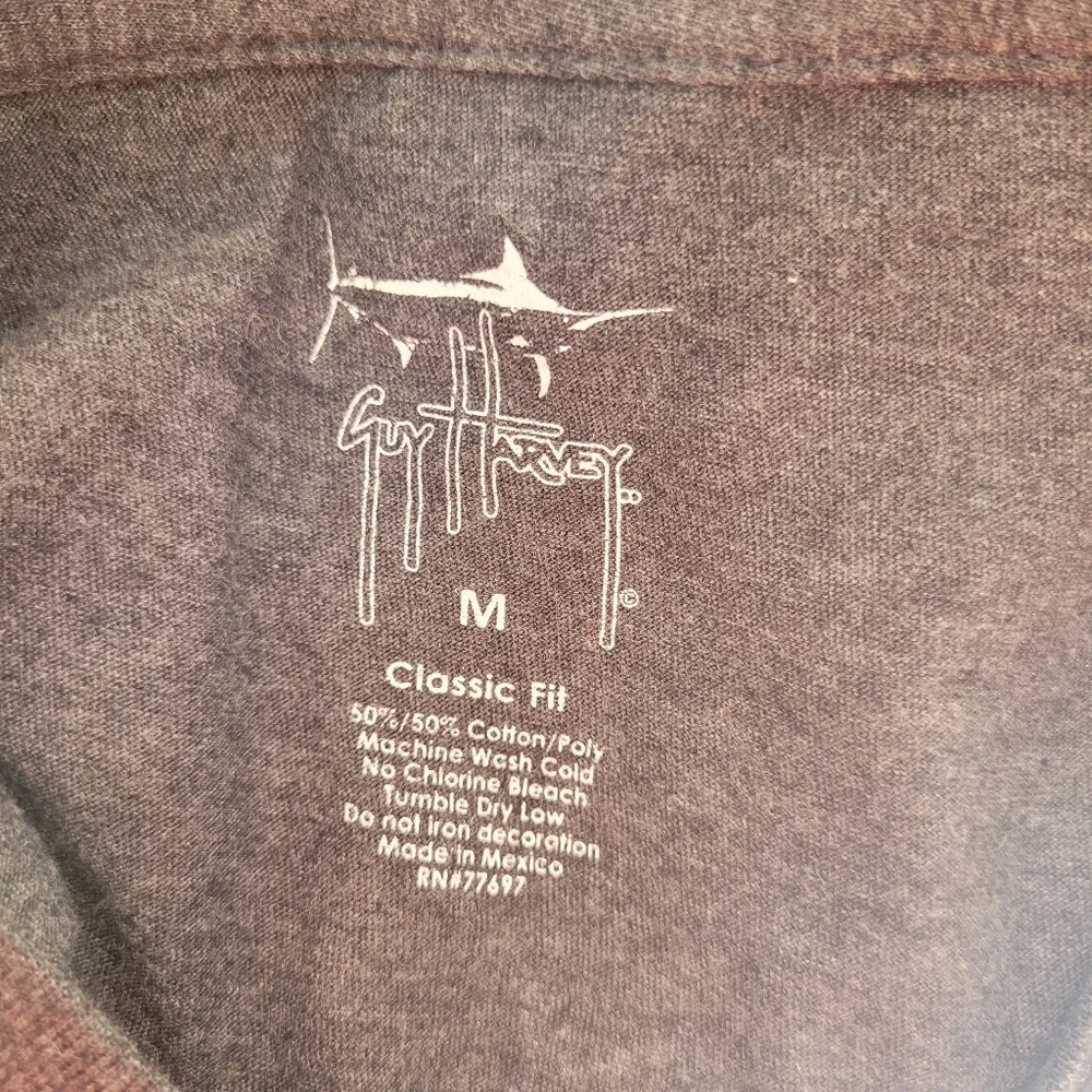 Guy Harvey Men's Classic Fit Long Sleeve T-shirt Size Medium NWOT - Picture 4 of 4